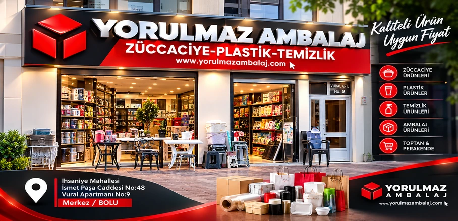 Yorulmaz Ambalaj mağazamız