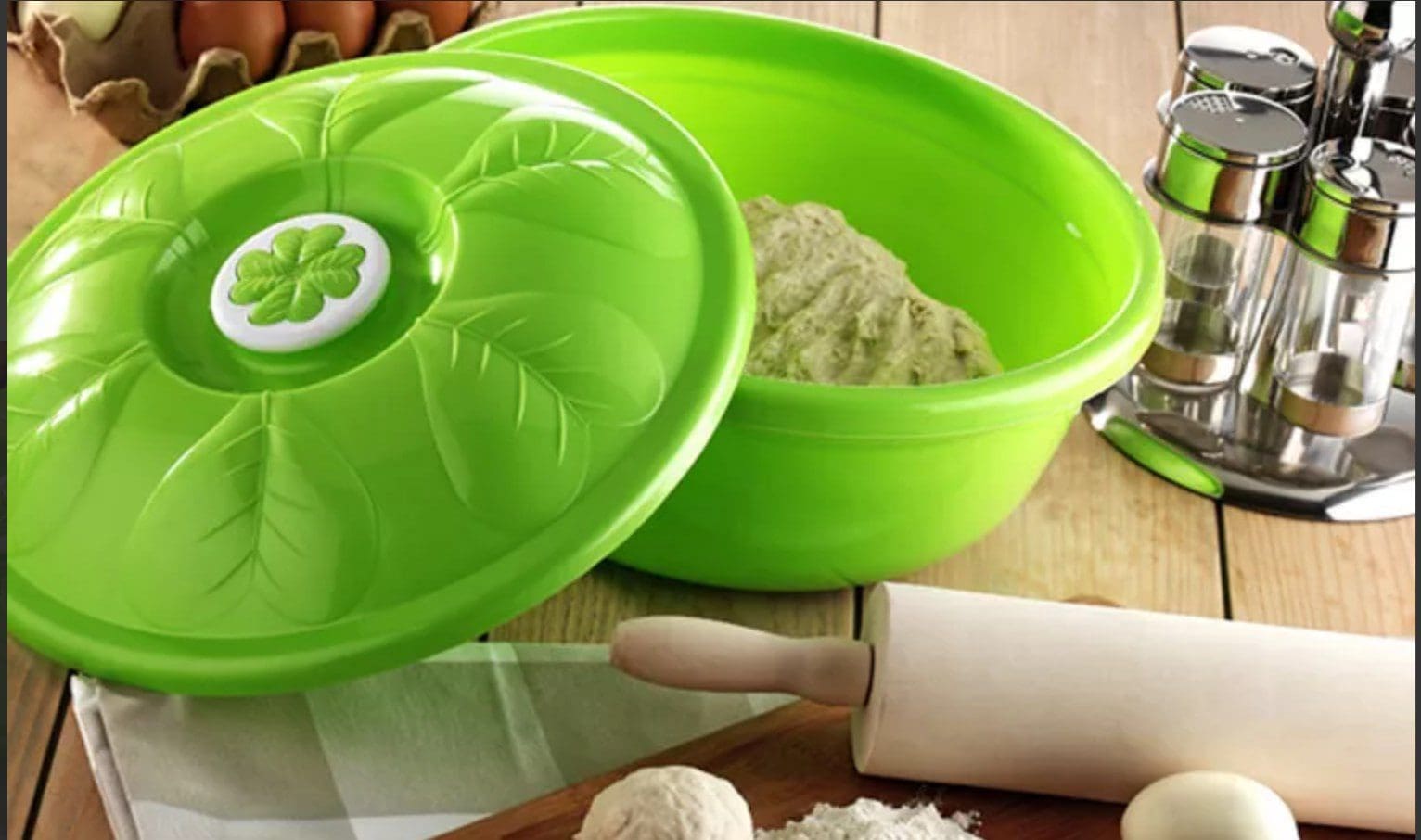 Asude 2 no yonca hamur leğeni kapaklı 8 litre Asude 2 no yonca hamur legeni kapakli 8 litre 3