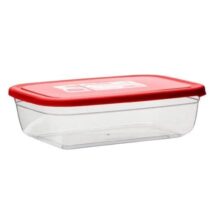 Asude 2400 Ml Maya Renkli Kapakli Vakumlu Dikdortgen Saklama Kabi