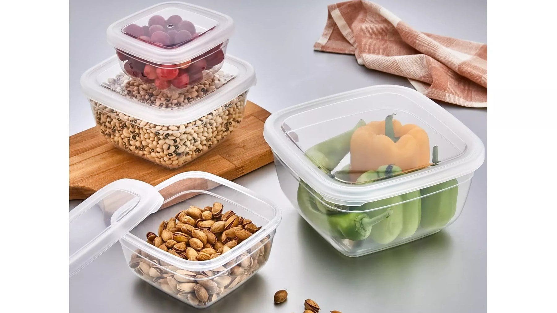 Asude 900 ml maya şeffaf kapaklı vakumlu kare saklama kabı Asude 900 ml maya seffaf kapakli vakumlu kare saklama kabi 7