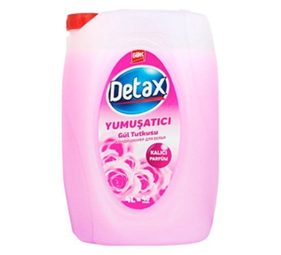 Detax çamaşır yumuşatıcı 4000 ml gül kokulu pembe Detax camasir yumusatici 4000 ml gul kokulu pembe