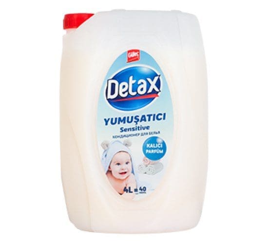 Detax çamaşır yumuşatıcı 4000 ml sensitive beyaz Detax çamaşır yumuşatıcı 4000 ml sensitive beyaz, beyaz çamaşırlar için nazik bakım