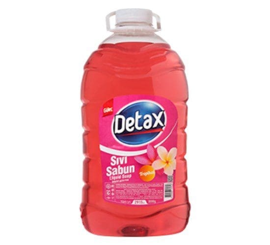 Detax sıvı el sabunu 3000 ml pembe tropical Detax sivi el sabunu 3000 ml pembe tropical