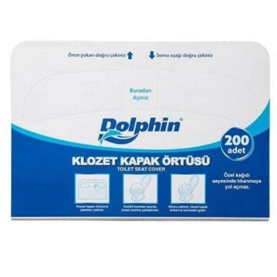 Dolphin klozet kapak örtüsü 200' lü Dolphin klozet kapak ortusu 200 lu