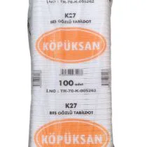Köpüksan 5 Gözlü Kalın Köpük Tabak 100'lü - Sağlam ve Pratik Servis Tabağı