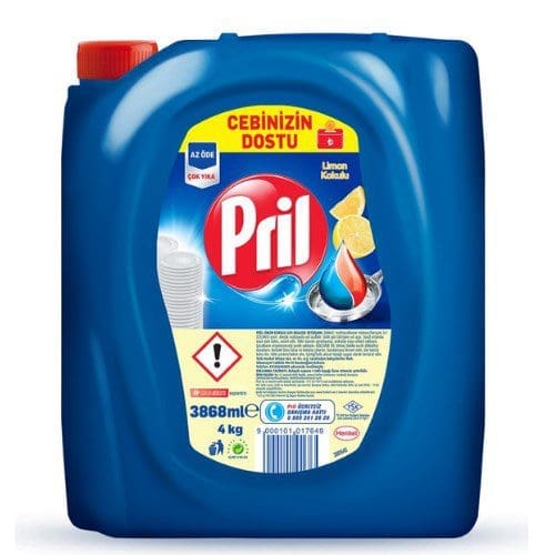 Pril sıvı bulaşık deterjanı 4 kg Pril sıvı bulaşık deterjanı 4 kg - ekonomik ve güçlü temizlik performansı