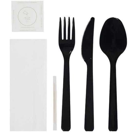 100 adet tekli ambalajlı plastik lüks kullan at kaşık,çatal,bıçak,peçete,kürdan, tuz 5 li yemek seti 100 adet tekli ambalajli plastik luks kullan at kasikcatalbicakpecetekurdan tuz 5 li yemek seti