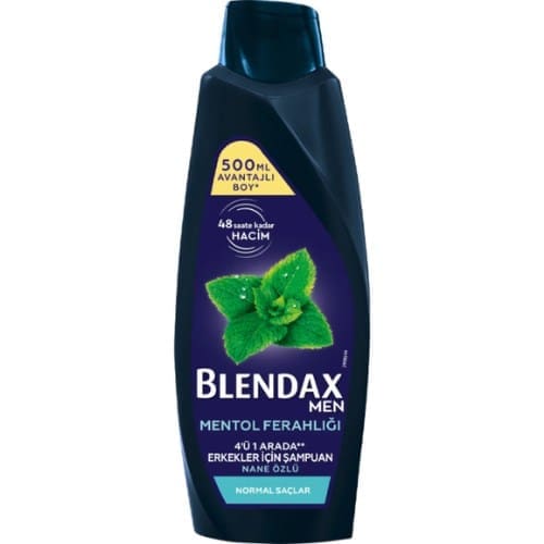 Blendax mentol ferahlığı - erkek şampuan 500 ml Blendax mentol ferahligi erkek sampuan 500 ml