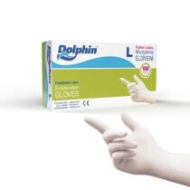 Dolphin Pudrali Lateks Muayene Eldiveni L Beden 100 Lu Paket
