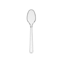 Ekonomik Plastik Seffaf Tatli Kasigi Sup Kasik 100 Lu