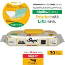 Sleepy yuzey temizleme havlusu yag cozucu 30 lu 2