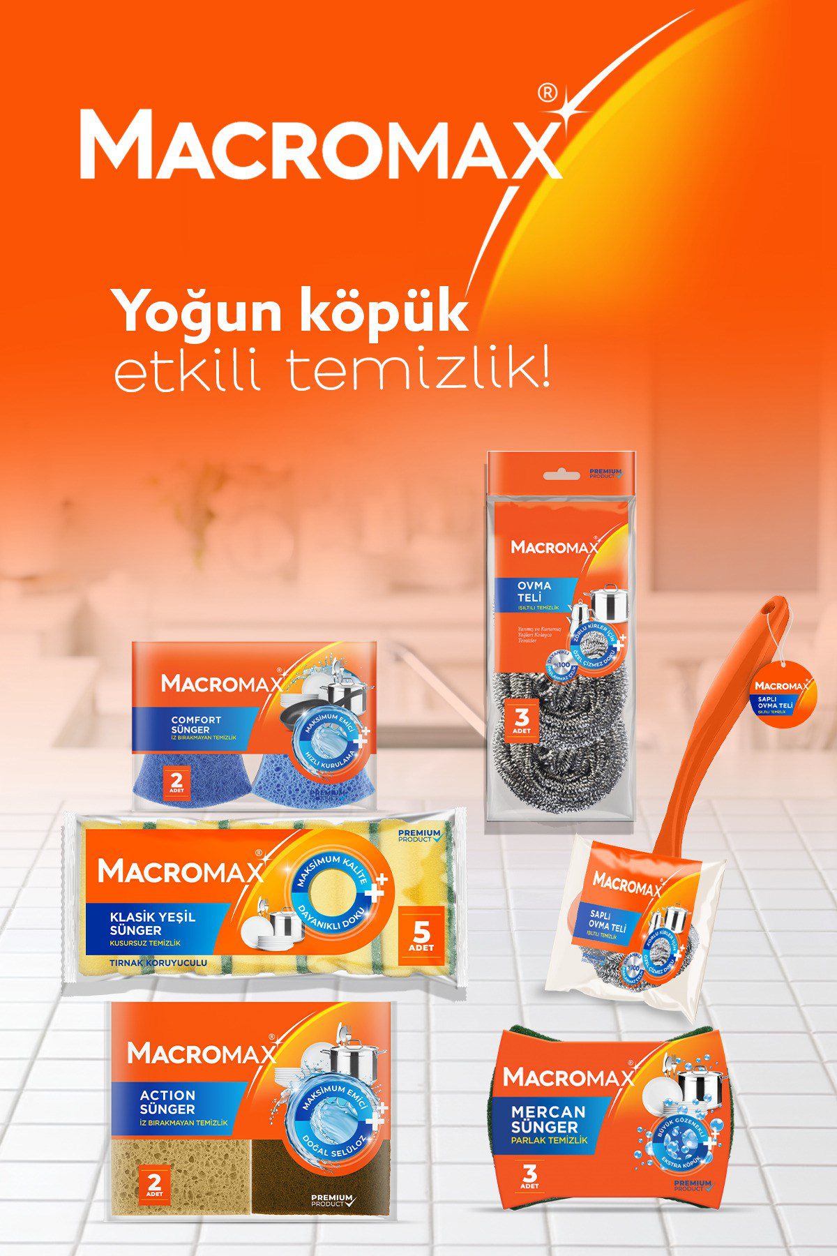 Handy sünger büyük gözenekli temizlik süngeri Handy sünger büyük gözenekli temizlik süngeri - görsel 3