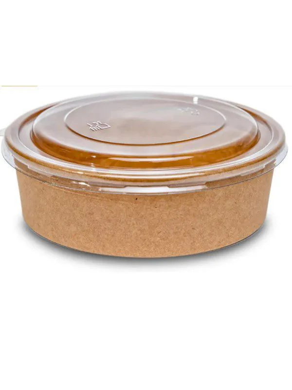 1100 cc karton ( kraft ) salata kase kapaklı 1100 cc karton ( kraft ) salata kase kapaklı