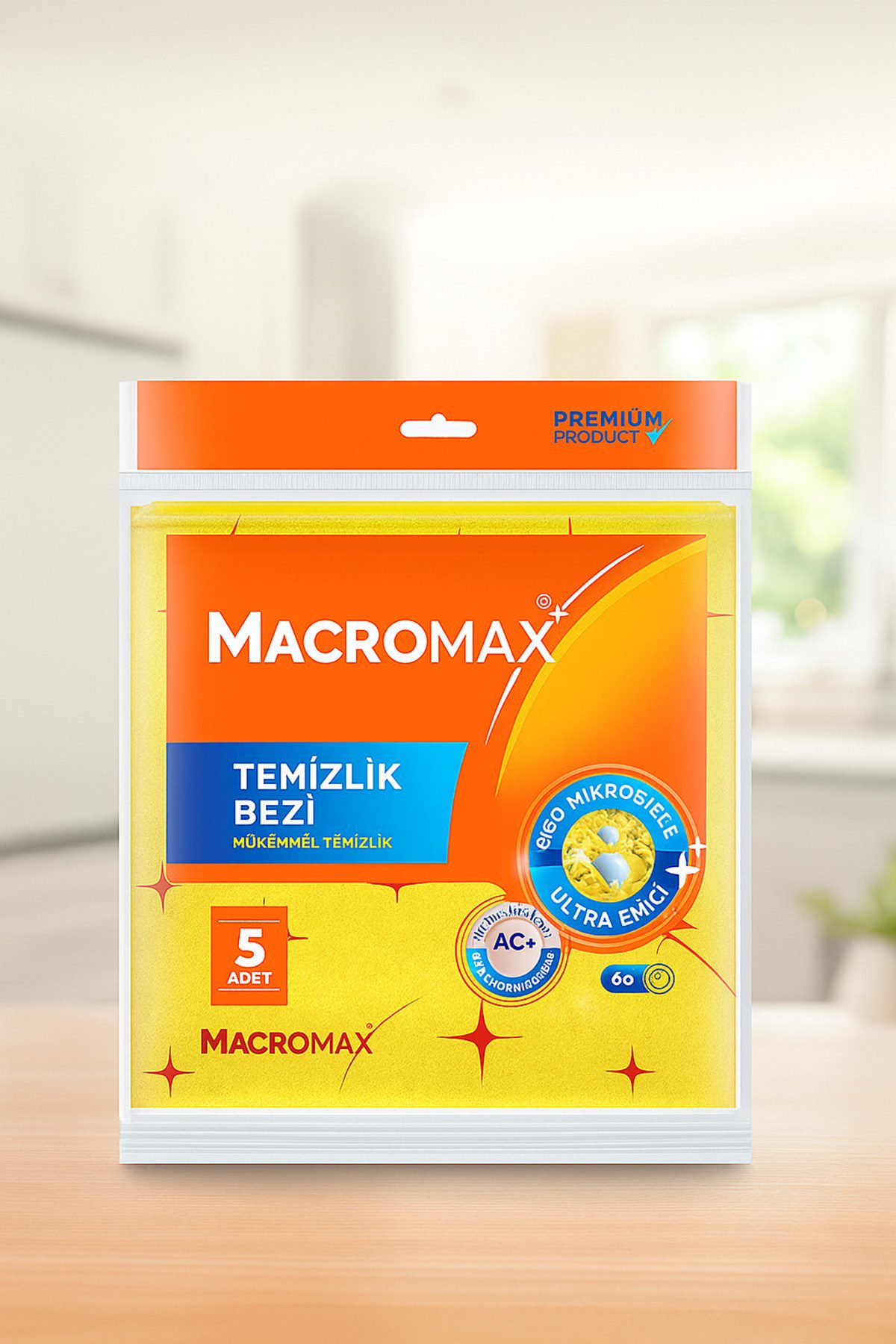 Temizlik bezi sarı temizlik bezi 5'li paket Temizlik bezi sarı temizlik bezi 5'li paket - görsel 3