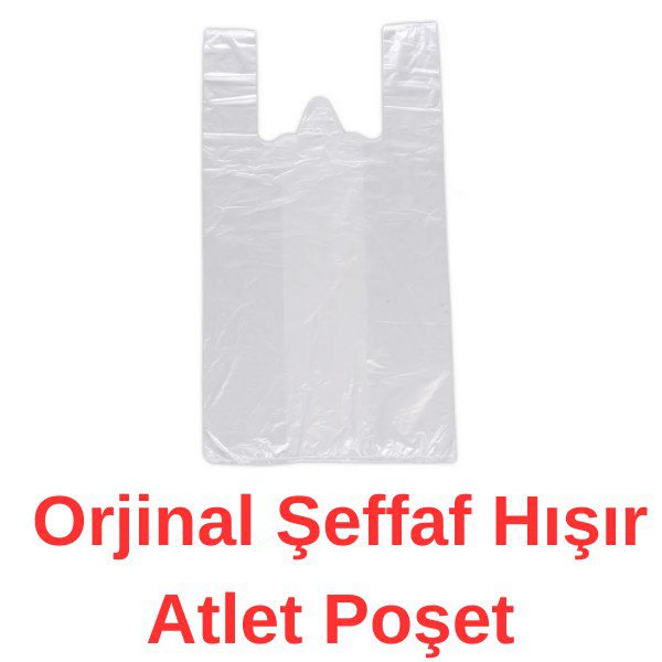 Doku şeffaf orjinal atlet poşet küçük boy poşet 26 x 35 1 kg Doku şeffaf orjinal atlet poşet küçük boy poşet 26 x 35 1 kg