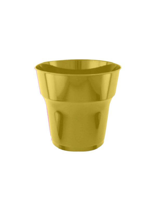 Happy party gold renkli kristal bardak 25 adet Happy party gold renkli kristal bardak 25 adet – plastik şık parti içecek bardağı