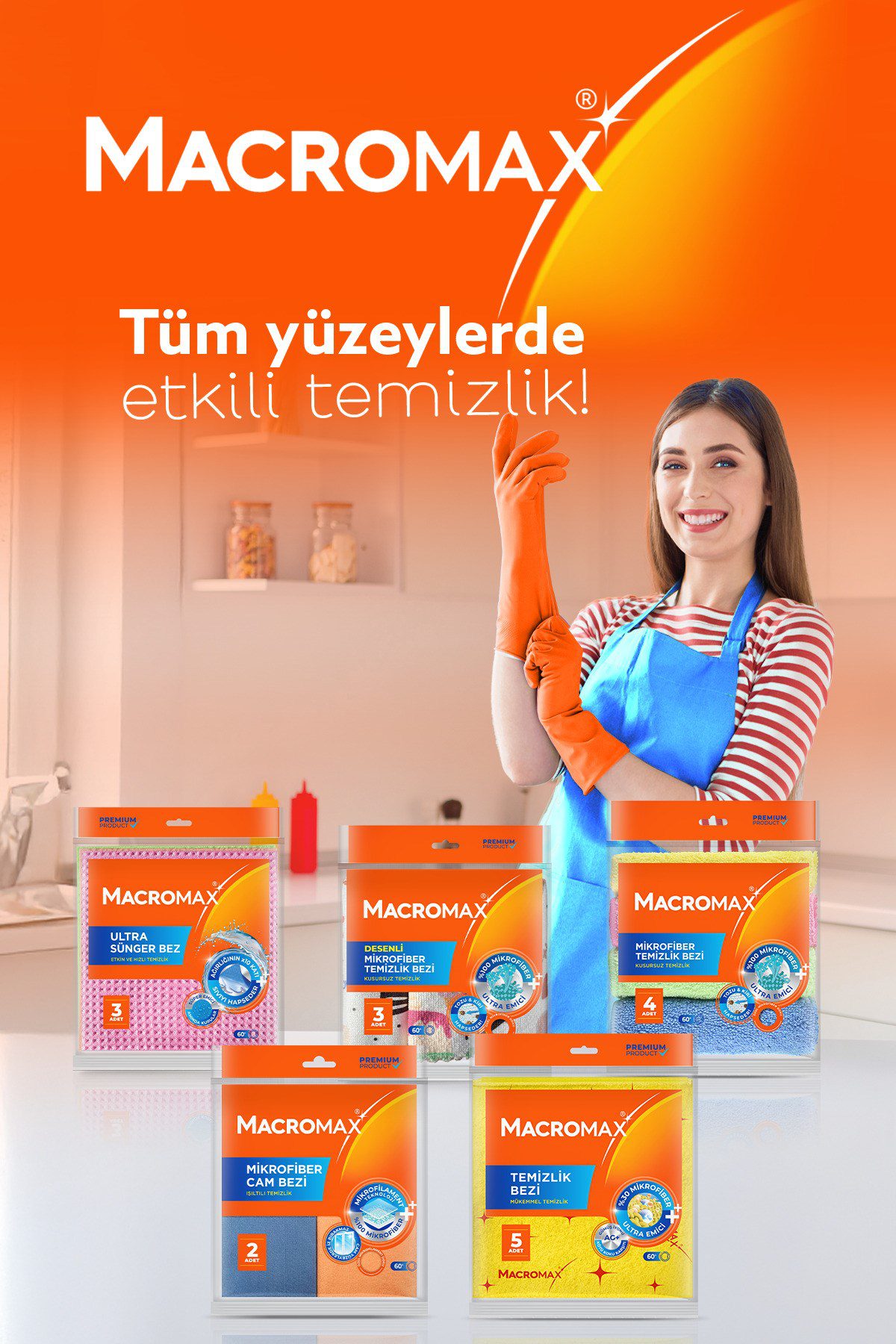 Mikrofiber cam bezi 2'li set, mikrofilament teknolojisi ile leke ve iz bırakmaz ayna bezi Mikrofiber cam bezi 2'li set, mikrofilament teknolojisi ile leke ve iz bırakmaz ayna bezi - görsel 4