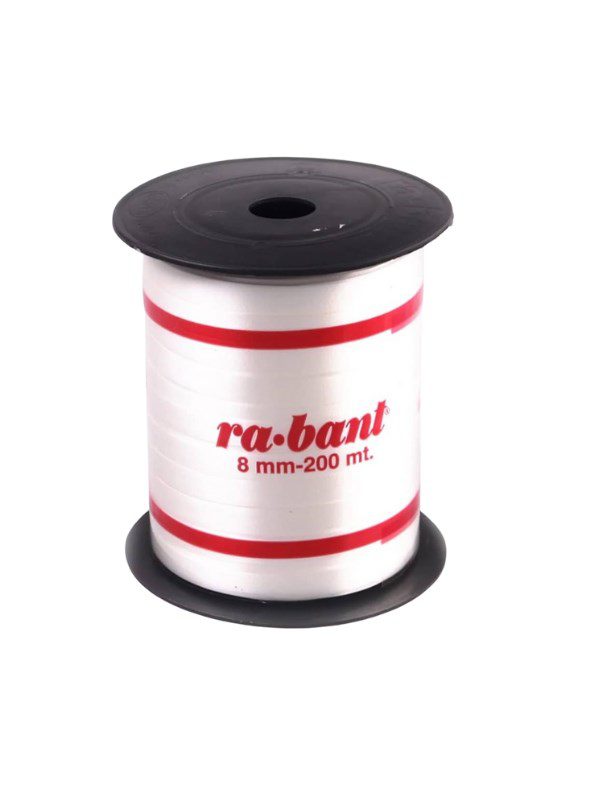 Rabant ( rafya ) 8 mm x 200 m beyaz Rabant rafya 8 mm x 200 m beyaz – paketleme ve bağlama için plastik rafya ipi
