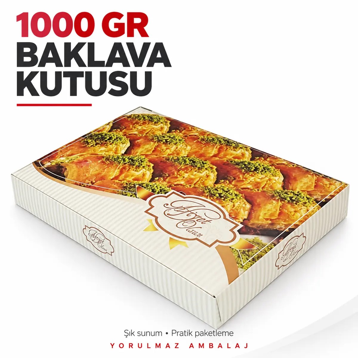 1000 gr baklava kutusu Baklava kutusu