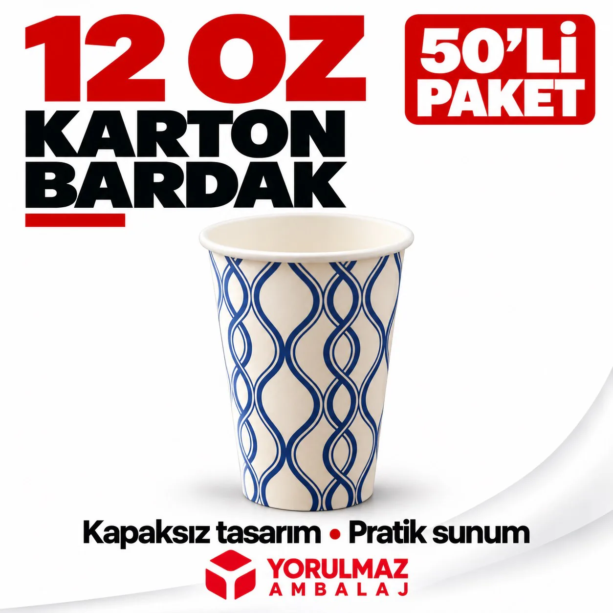 12 oz karton bardak | soğuk i̇çecek uyumlu tek kullanımlık kağıt bardak 50 li Karton bardak | soğuk içecek uyumlu tek kullanımlık kağıt bardak