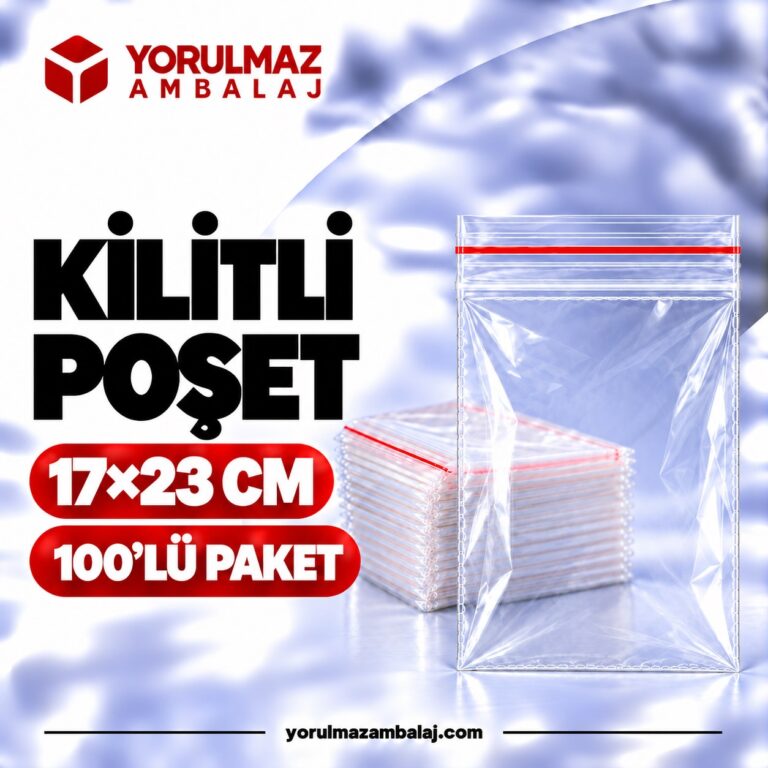 Kilitli poşet – şeffaf, dayanıklı ve çok amaçlı ambalaj poşeti