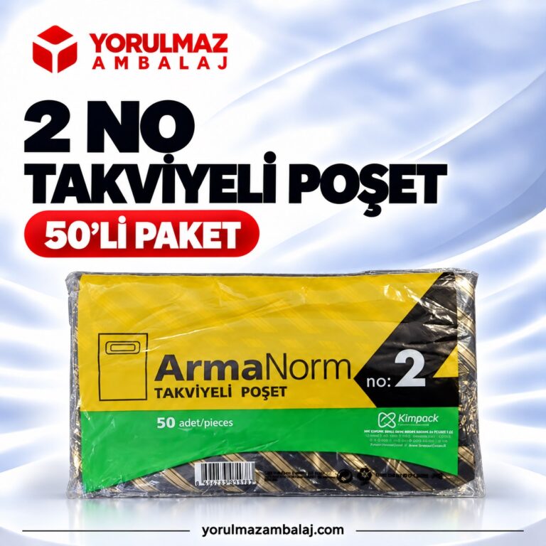 2 No Takviyeli Poşet 26x38 Cm | Mağaza & Market Poşeti