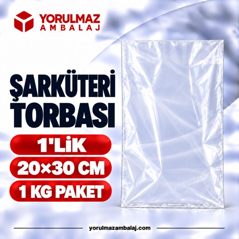 Birlik hışır şarküteri torbası – şeffaf, dayanıklı ve çok amaçlı ambalaj poşeti
