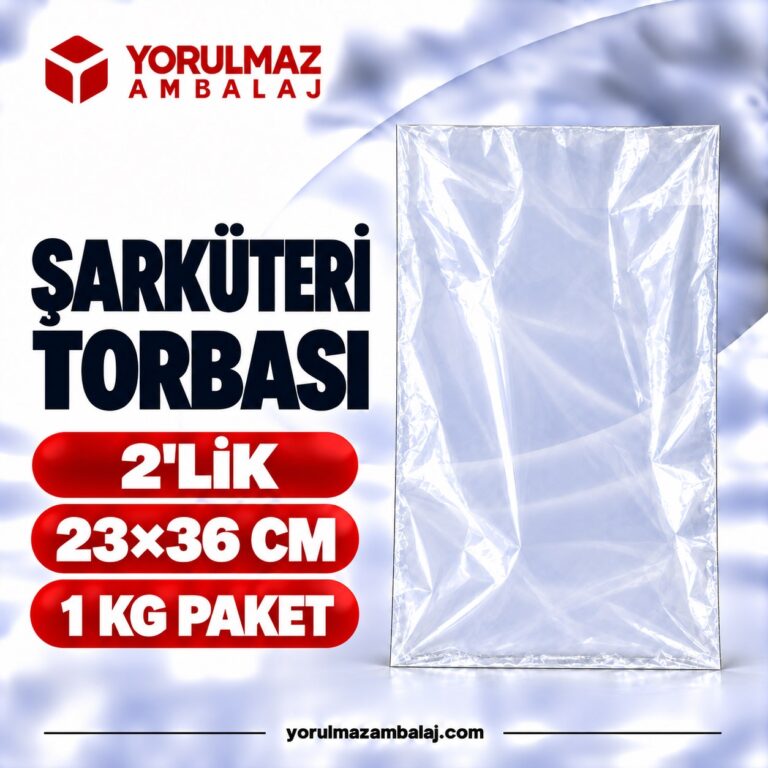İkilik şarküteri torbası – şeffaf, dayanıklı ve çok amaçlı ambalaj poşeti
