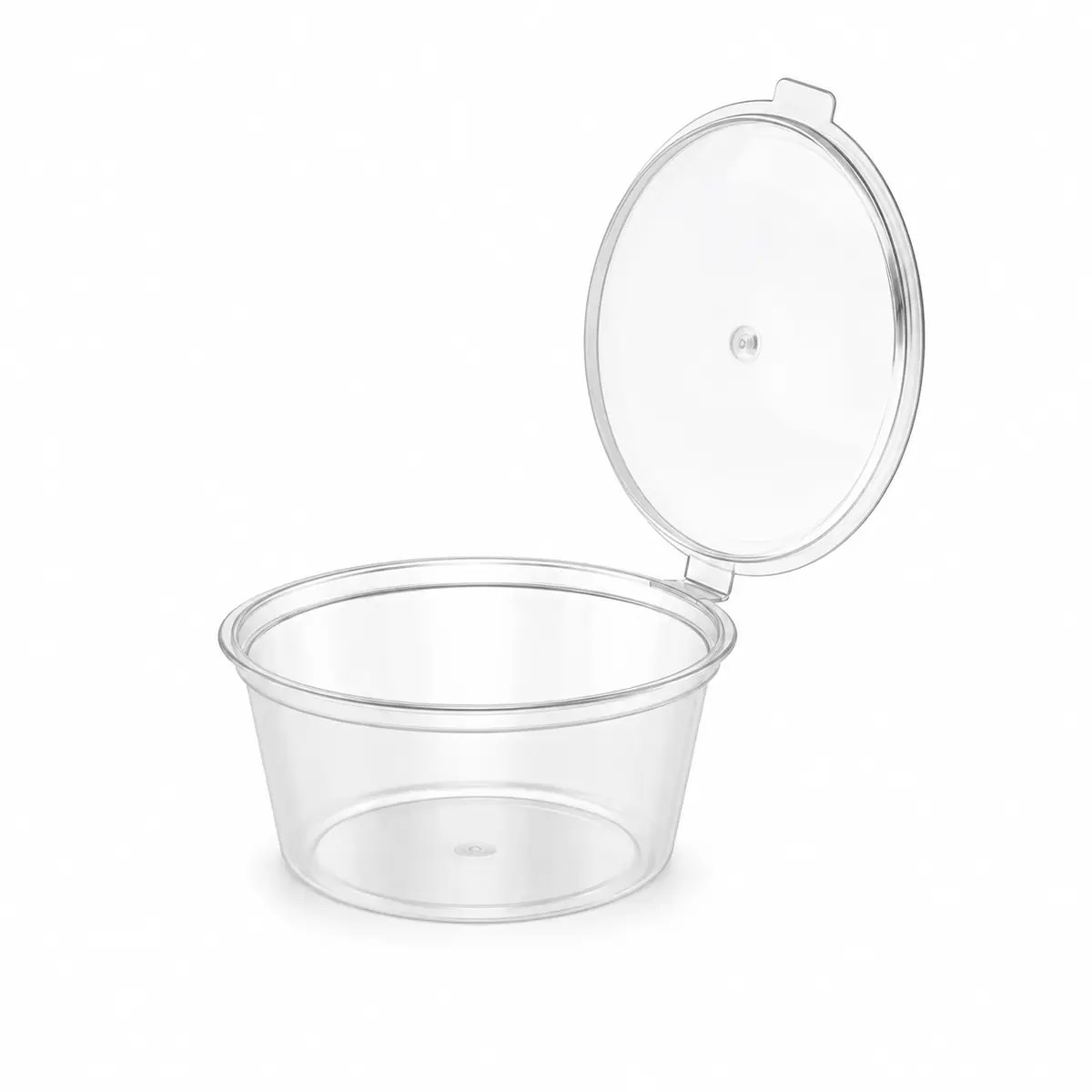 4 oz kendinden kapaklı sos kabı 125 ml 50’li Kendinden kapaklı sos kabı