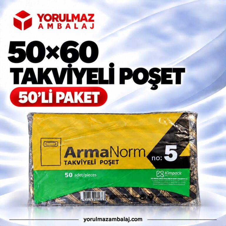 5 No Takviyeli Poşet 50x60 Cm | Mağaza & Market Poşeti