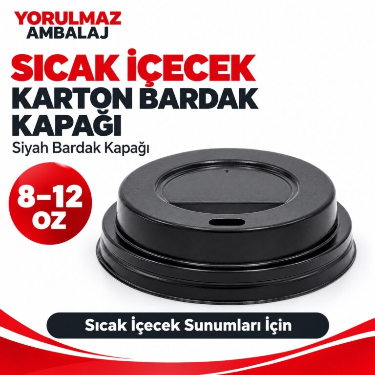 8-12 oz sıcak içecek karton bardak kapağı | tek kullanımlık kapak