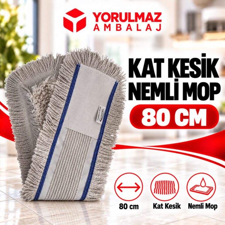 Kat kesik mop | geniş alanlar için dayanıklı ve pratik paspas