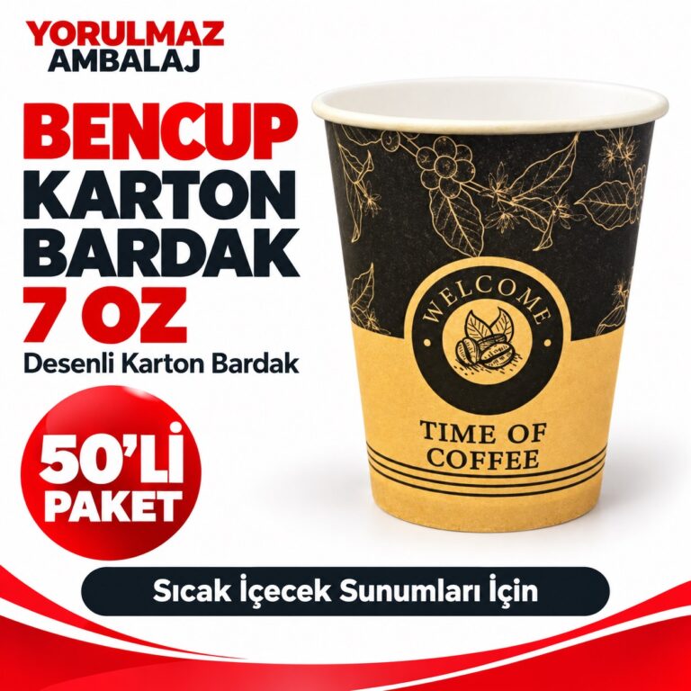 Bencup kalın karton bardak