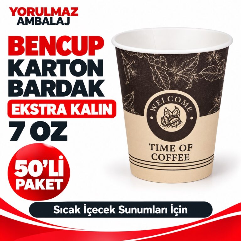 Bencup ekstra kalın karton bardak