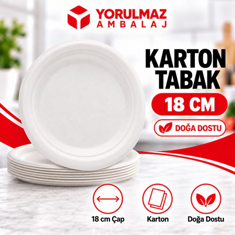 Doğa dostu karton tabak ekolojik kağıt tabak | meze, tatlı, pasta ve tek kullanımlık