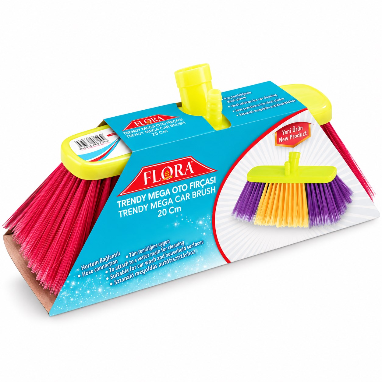 Flora mega oto fırçası ekstra f113 | yumuşak doku, çizmeyen profesyonel temizlik Flora mega oto fırçası ekstra f113 | yumuşak doku, çizmeyen profesyonel temizlik