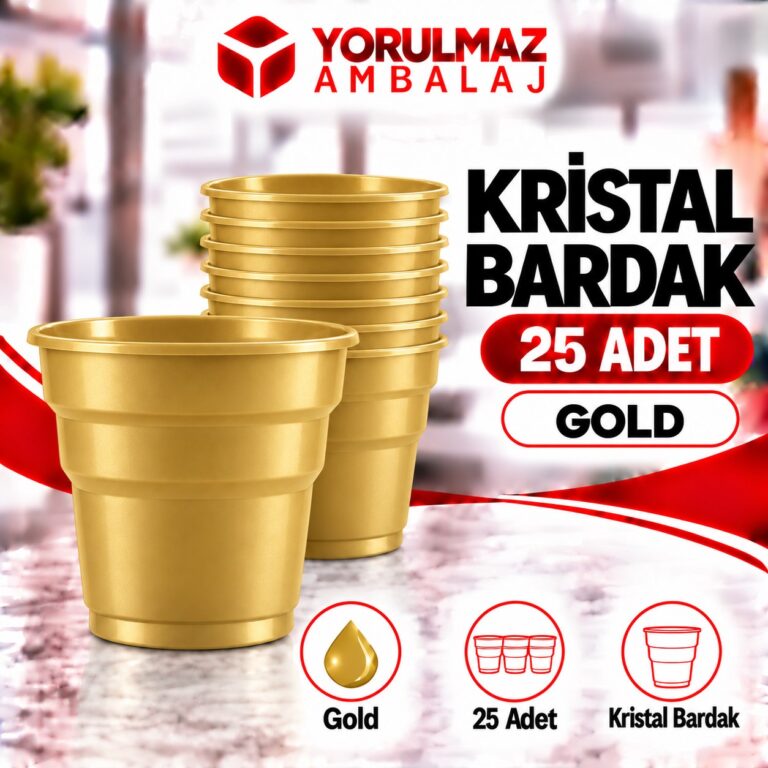 Gold kristal bardak | parti ve ikram için renkli bardak