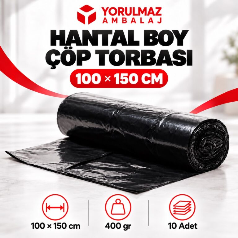 Hantal boy çöp poşeti | endüstriyel ekstra büyük boy