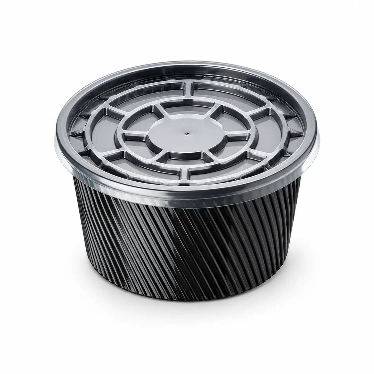 Kapaklı pp çorba kasesi 16 oz Kapaklı pp çorba kasesi