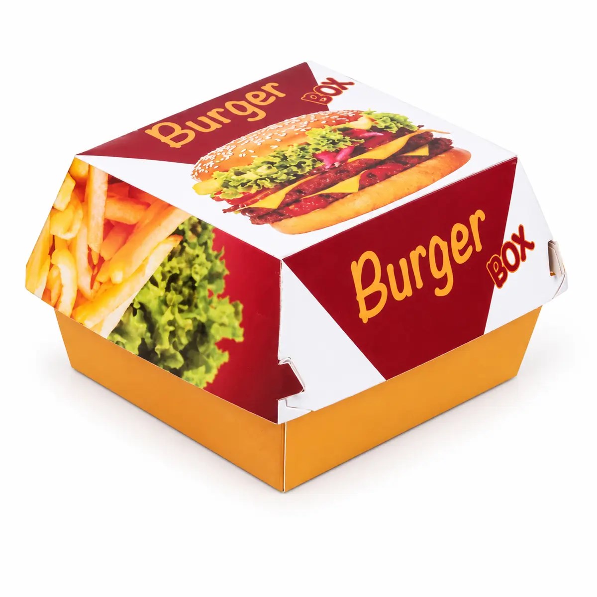 Karton hamburger kutusu orta boy Karton hamburger kutusu orta boy