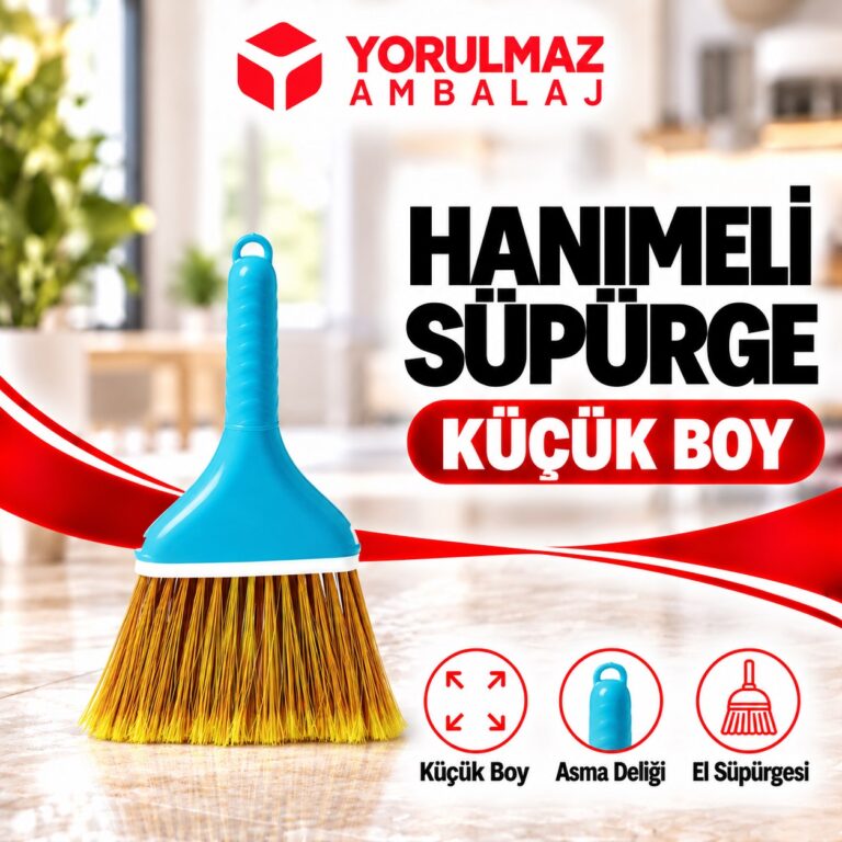 Küçük boy hanımeli süpürge – dayanıklı, pratik ve güçlü temizlik süpürgesi