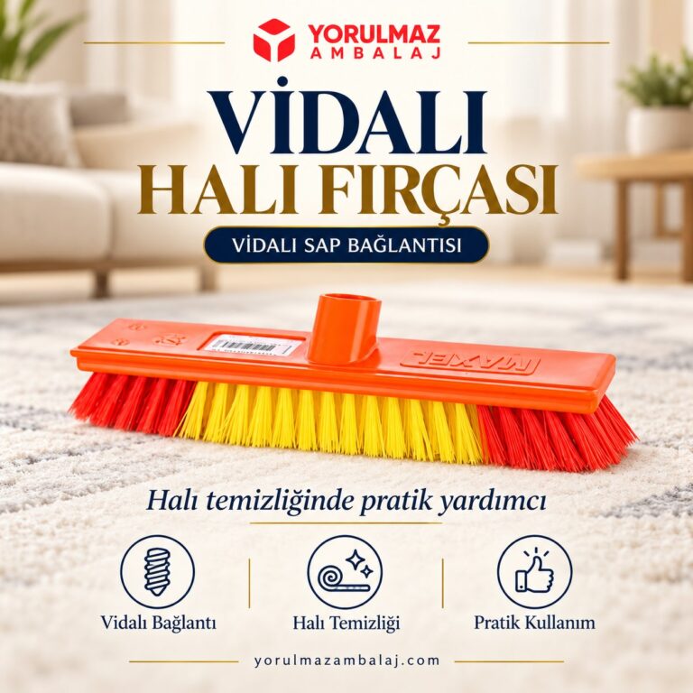 Maxel halı fırçası vidalı Y414 | sert kıllı, kazıyıcılı yer ve zemin fırçası