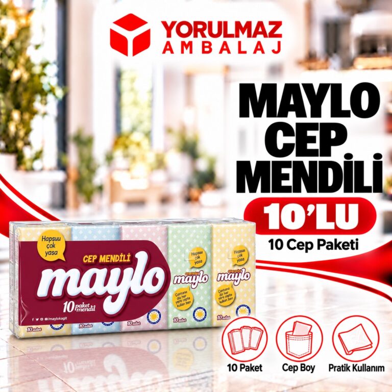 Maylo cep mendil | çanta, cep ve ofis için pratik mendil