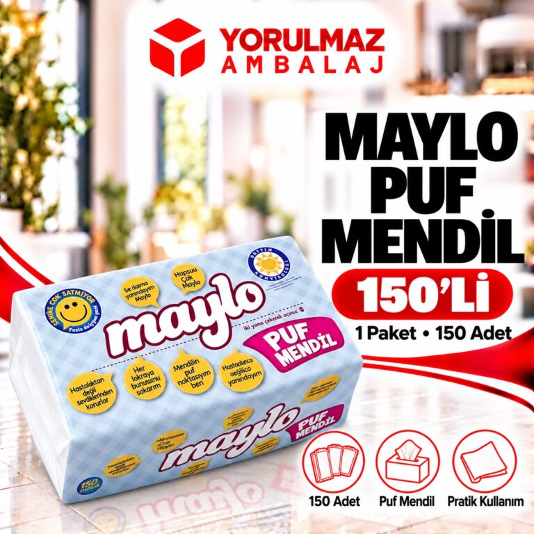 Maylo puf mendil | ev, ofis ve iş yeri kağıt mendil