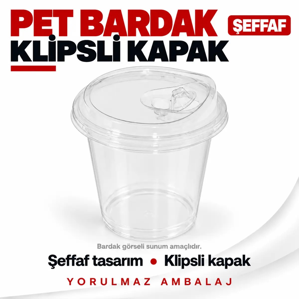 Pet bardak klipsli kapak 95 mm şeffaf sızdırmaz soğuk i̇çecek kapağı Pet bardak klipsli kapak şeffaf sızdırmaz soğuk içecek kapağı