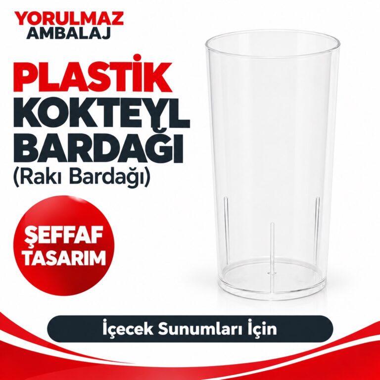 Plastik kokteyl bardağı (Rakı Bardağı) | şeffaf plastik bardak