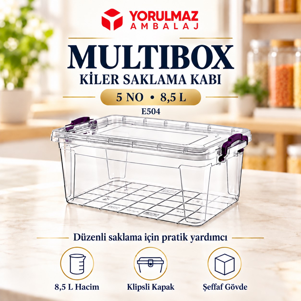 Poly time 5 no kiler saklama multibox 8. 5 lt e504 | şeffaf ve pratik gıda saklama kabı Poly time 5 no kiler saklama multibox e504 | şeffaf ve pratik gıda saklama kabı