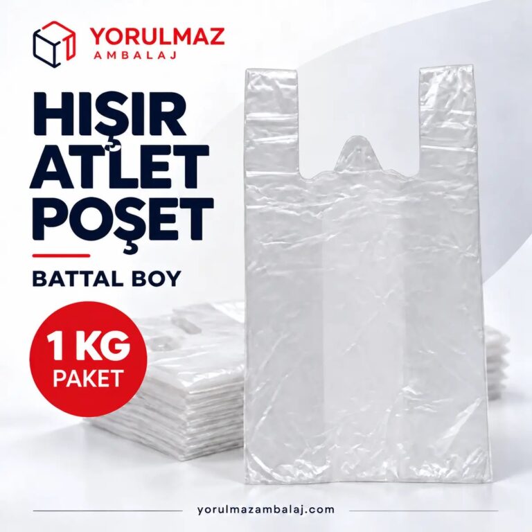 Şeffaf atlet poşet | battal boy dayanıklı taşıma poşeti