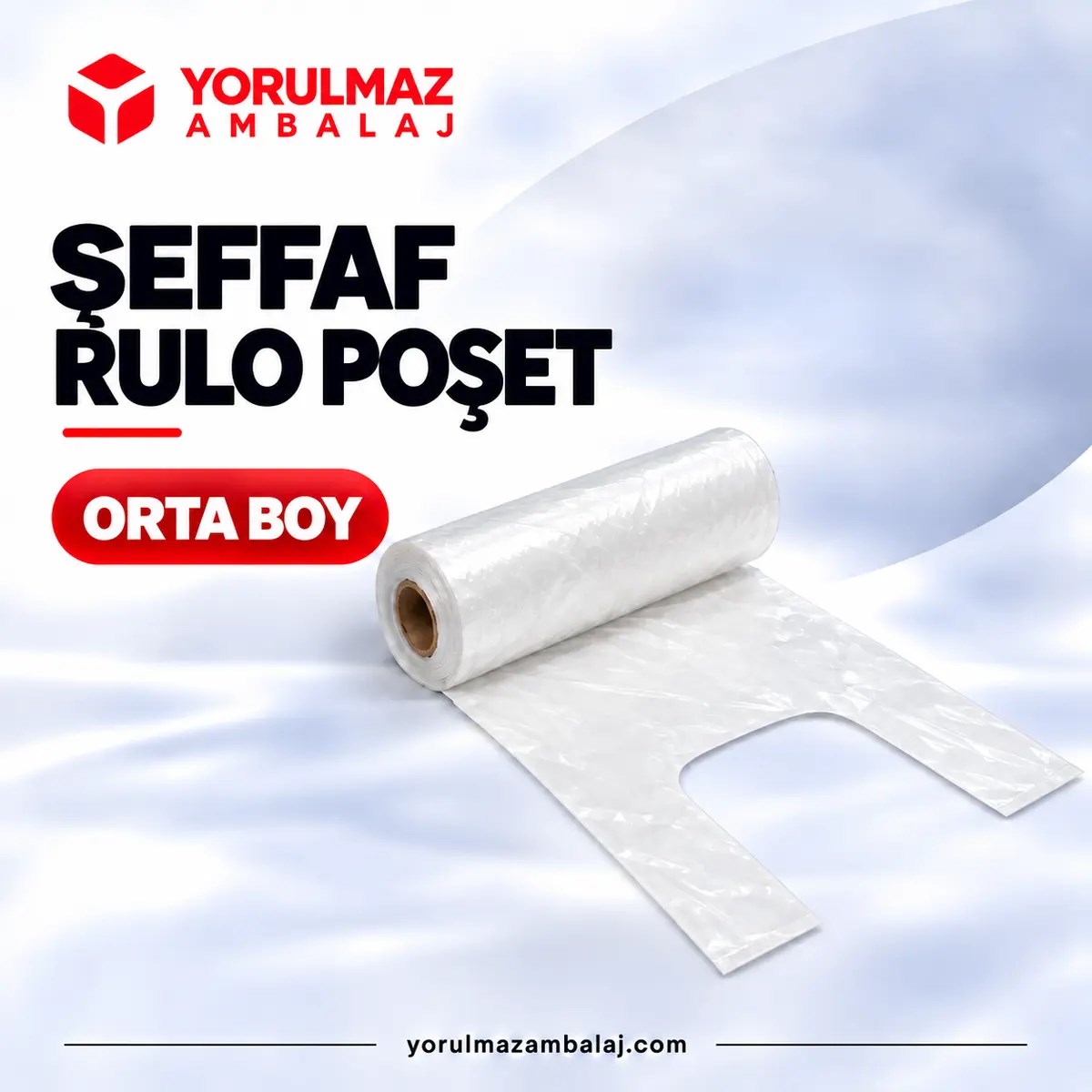 Şeffaf orta boy rulo poşet | kalın market & manav poşeti Şeffaf orta boy rulo poşet | kalın market & manav poşeti