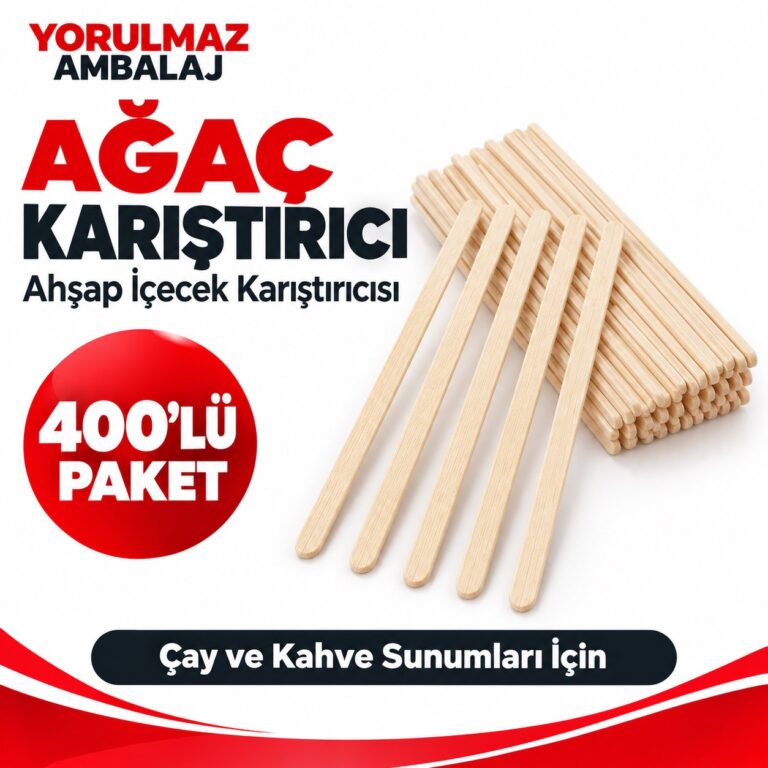 Tahta karıştırıcı - doğal ahşap karıştırıcı çubuk